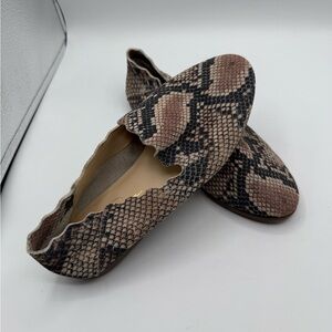 Jessica Simpson Women’s Animal Print Flats Sz 8M